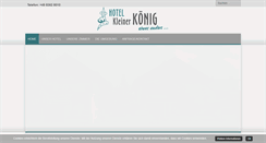 Desktop Screenshot of hotel-kleiner-koenig.de